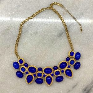Necklace - Blue and Gold